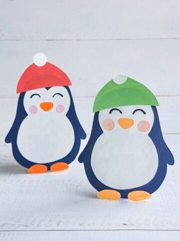 paper penguin craft