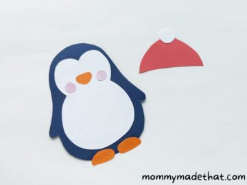 Paper Penguin Craft (With Free Printable Template)