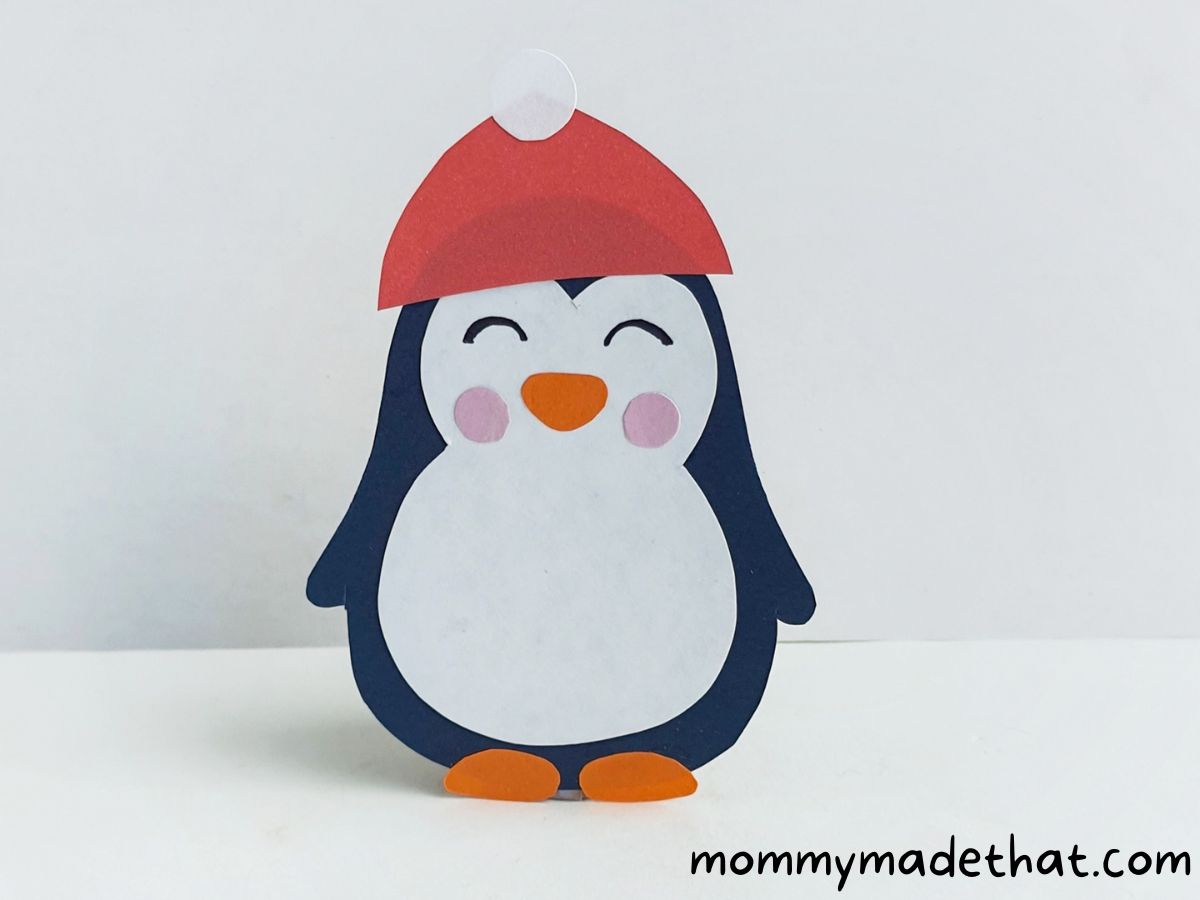 paper penguin craft