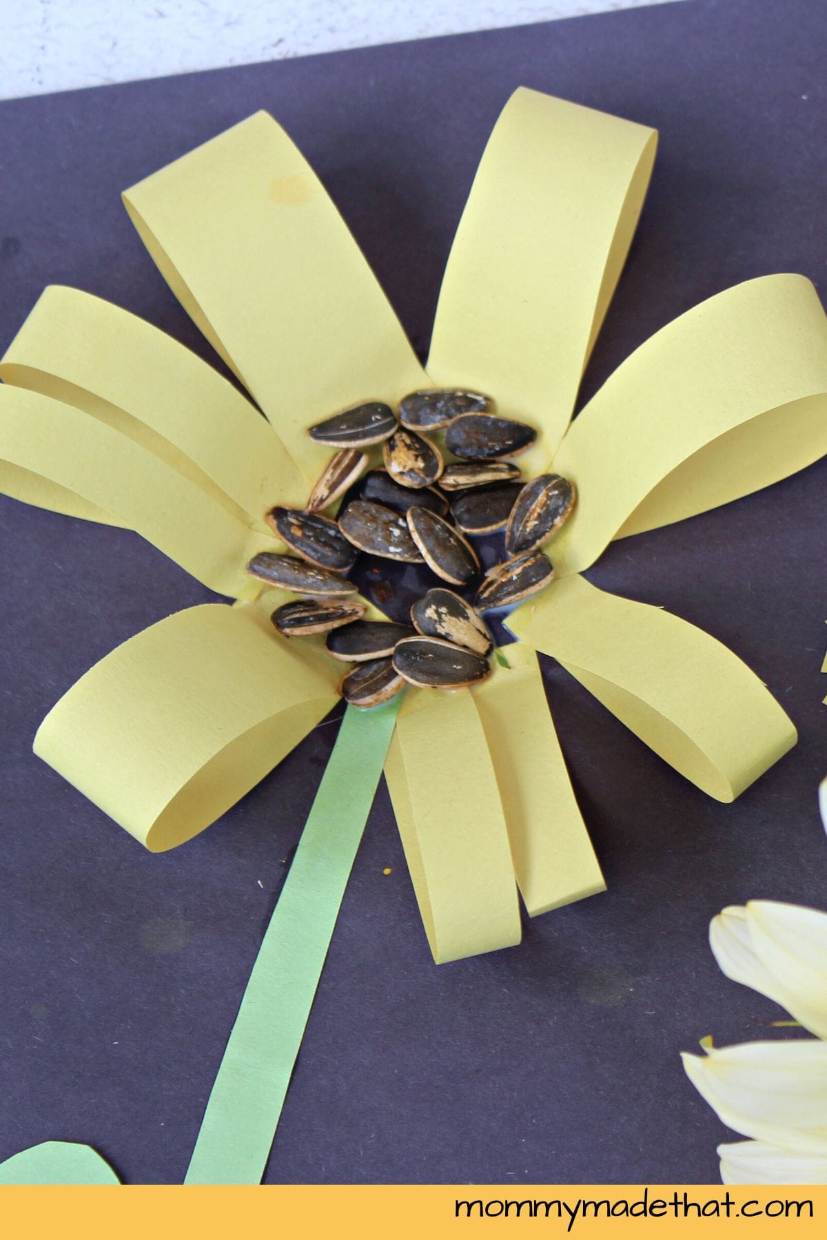 paper sunflower craft