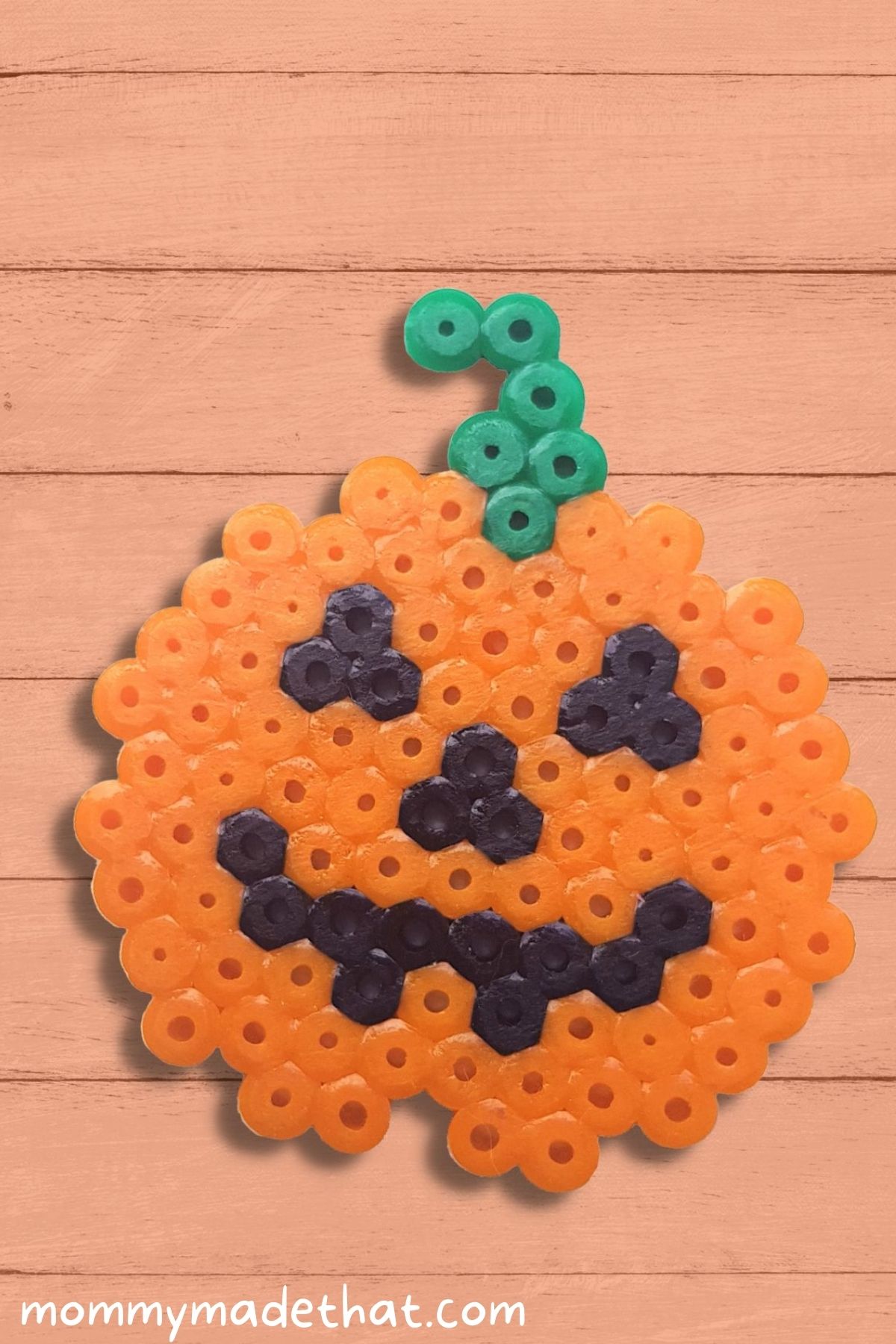 halloween perler bead pumpkin