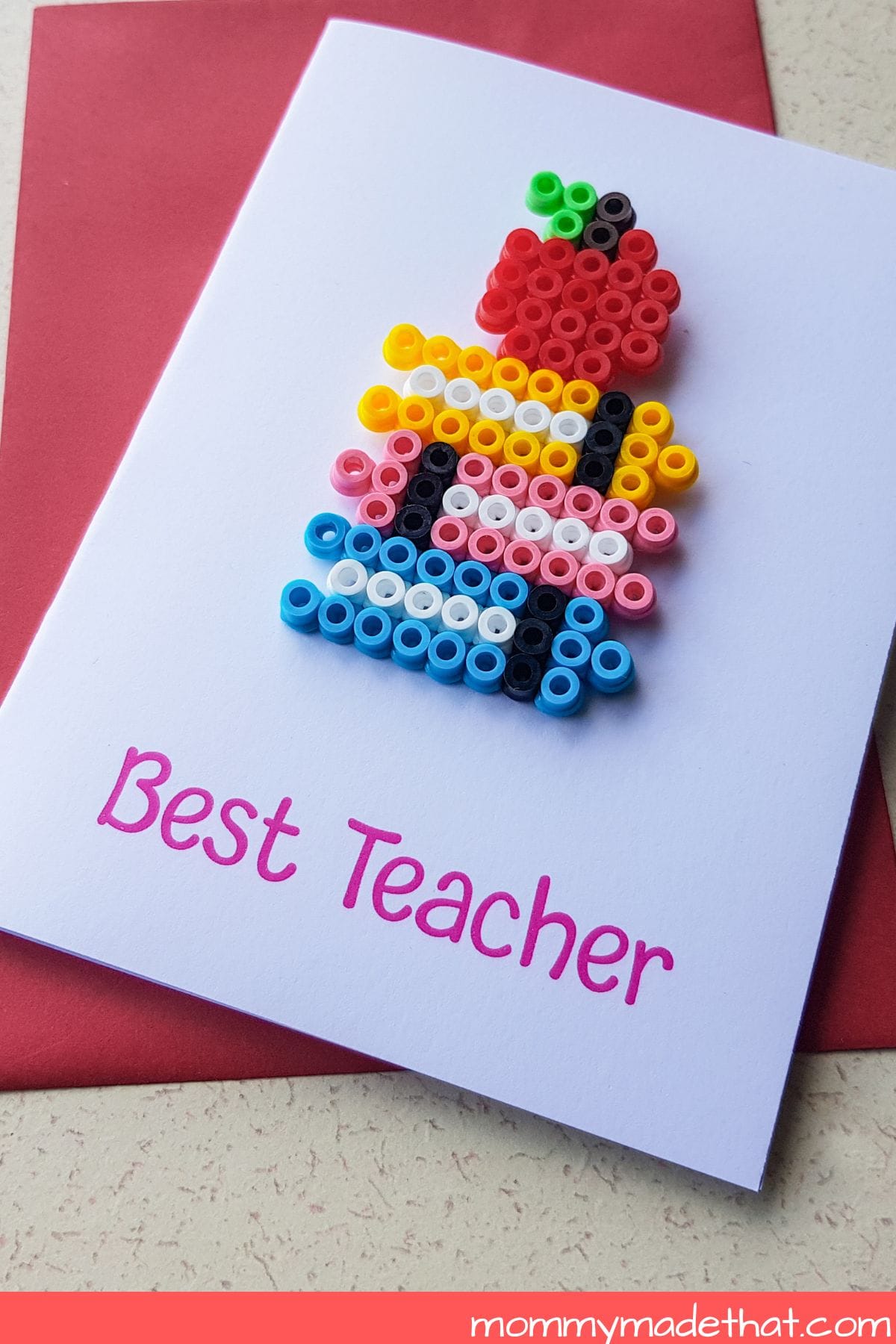 diy best teacher card