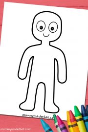 Person Outline and Templates (Lots of Free Printables!)