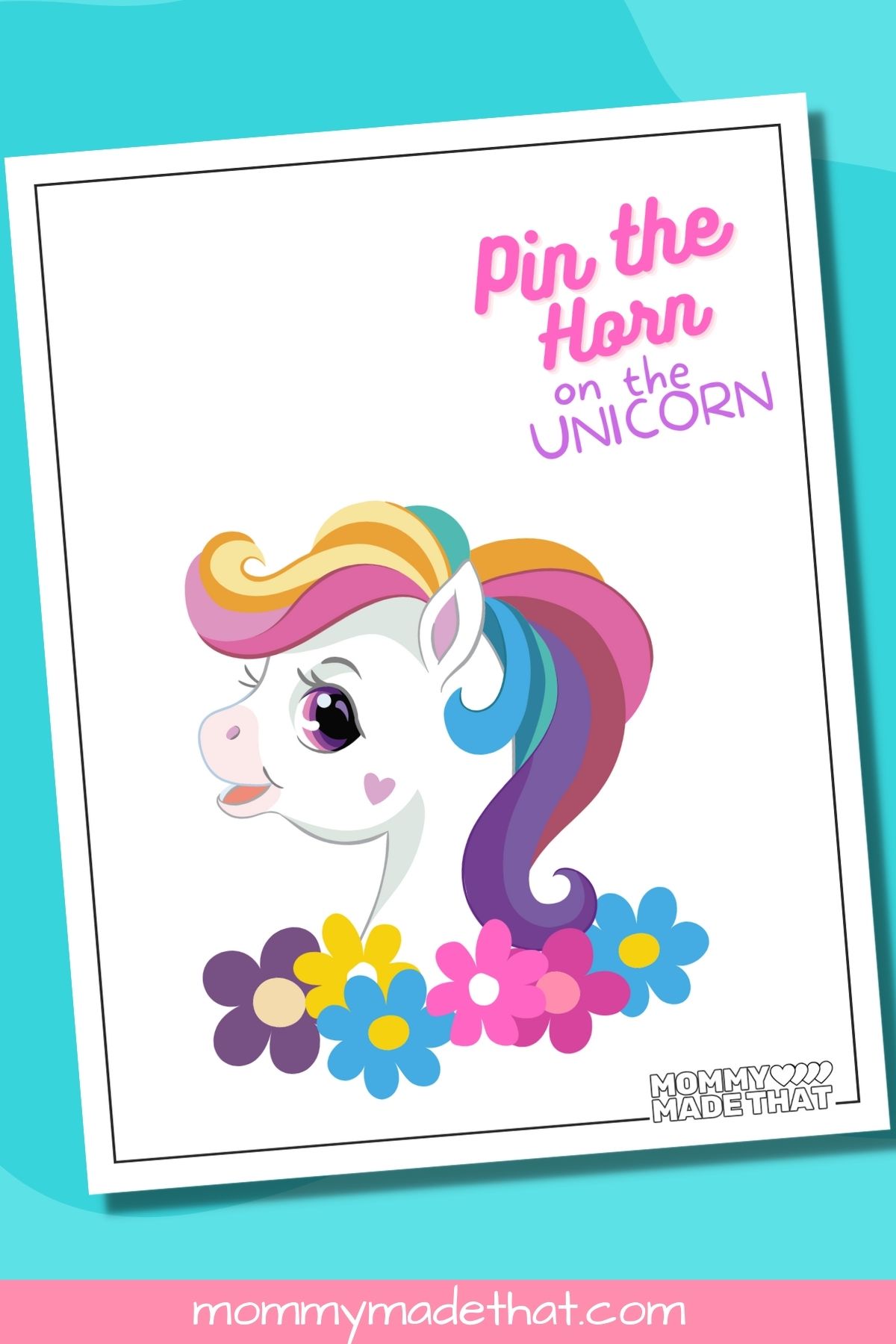 pin the horn on the unicorn