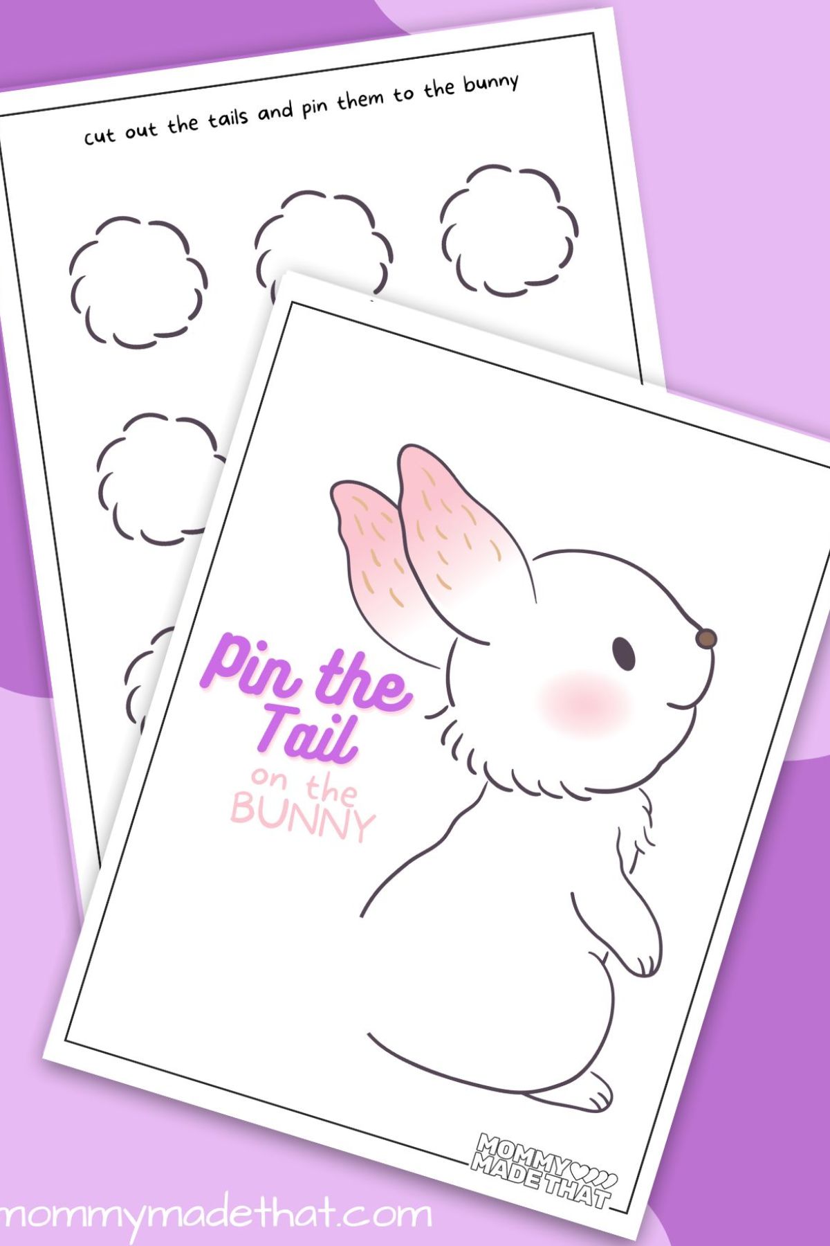 bunny pin the tail game