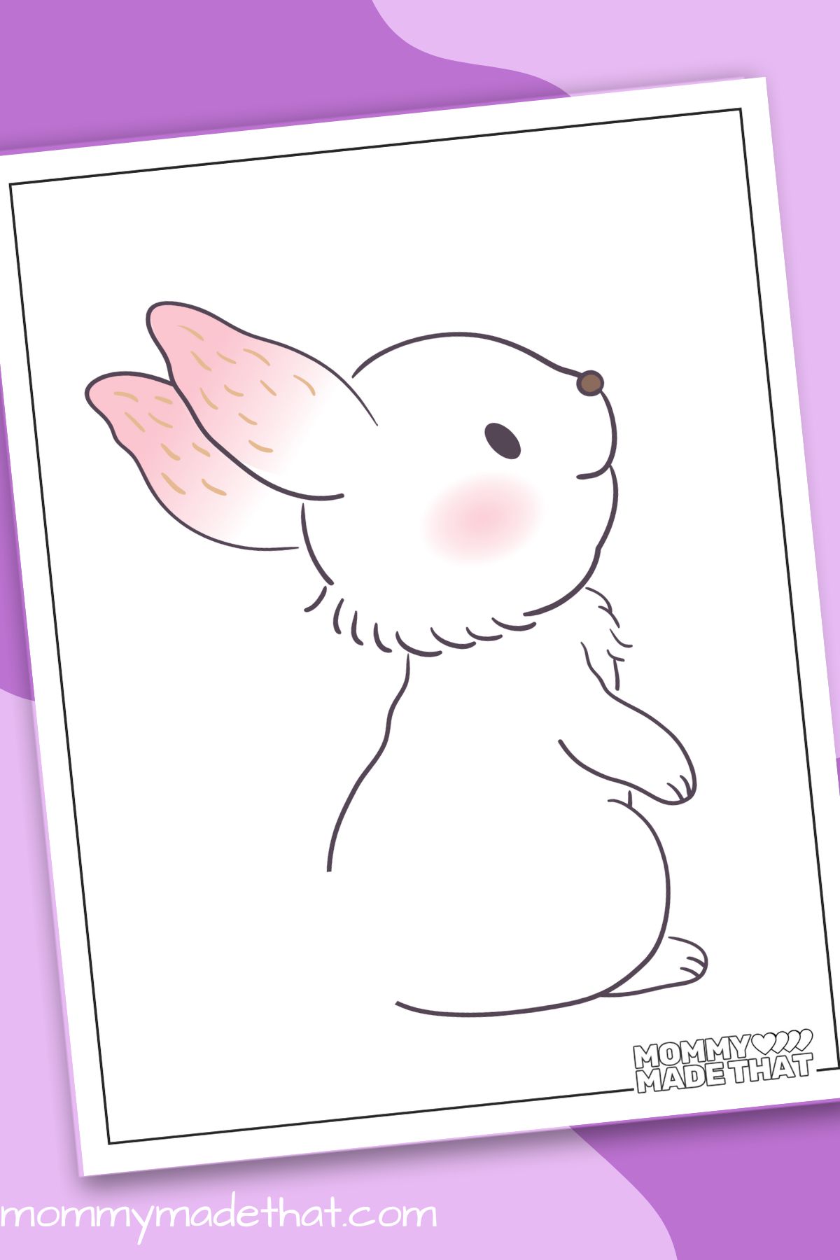 Pin the tail on the Easter bunny game