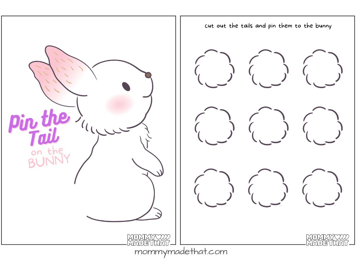 pin the tail on the bunny