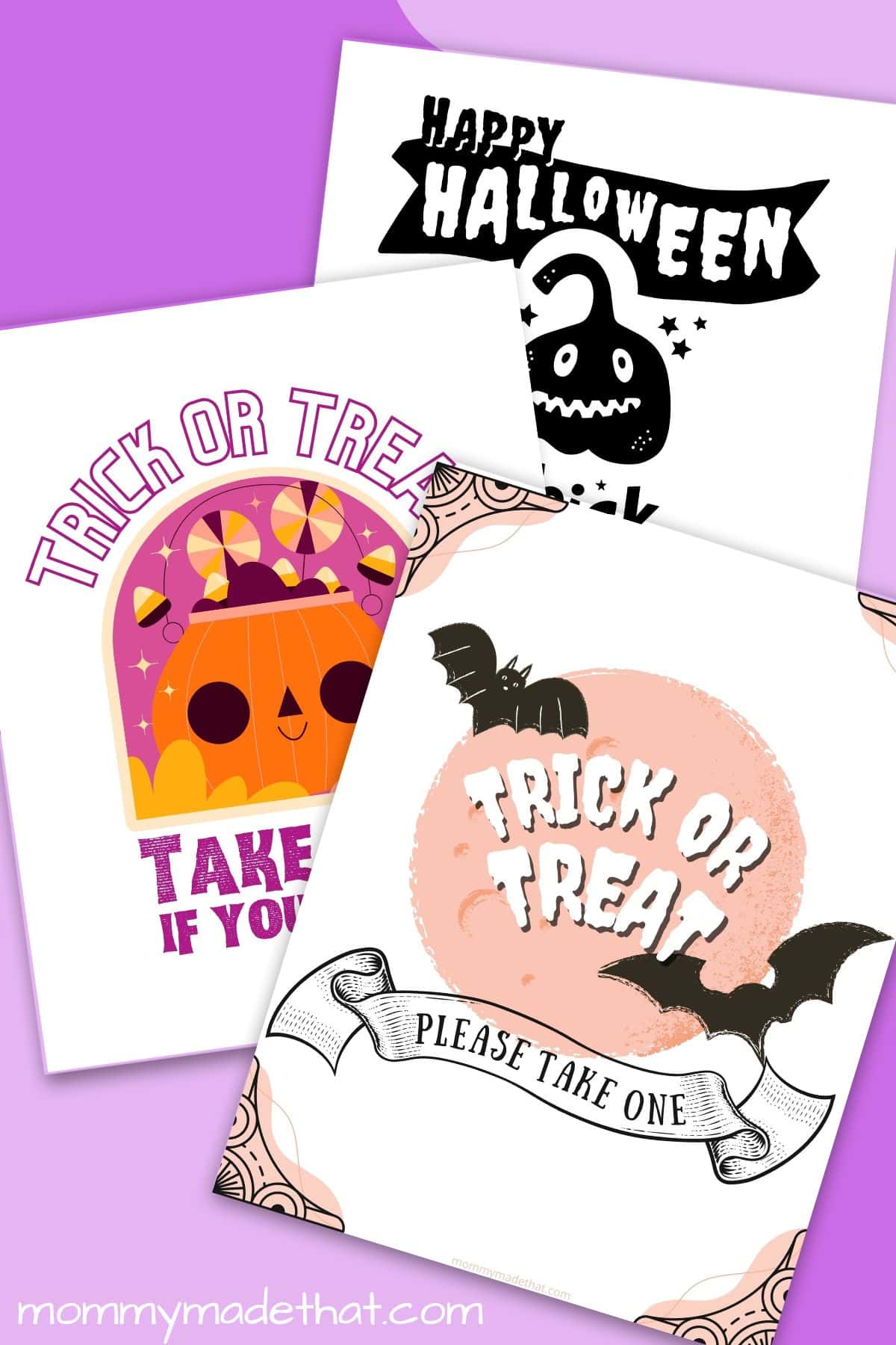 Please Take One Halloween Sign (The Best Free Printables)