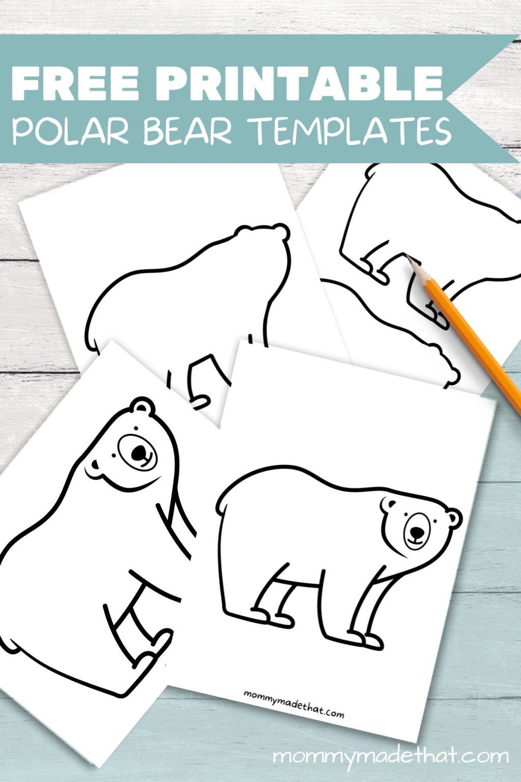 Polar Bear Templates Free