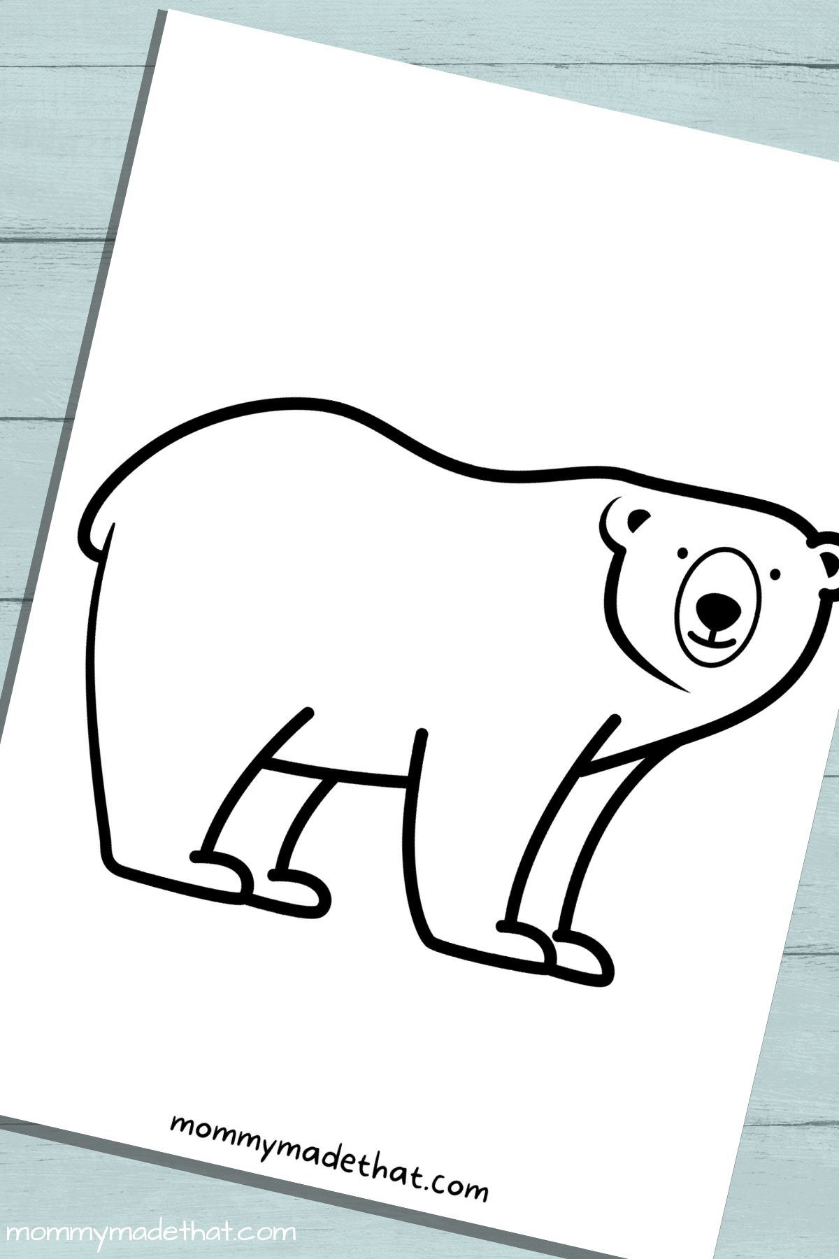 polar bear templates