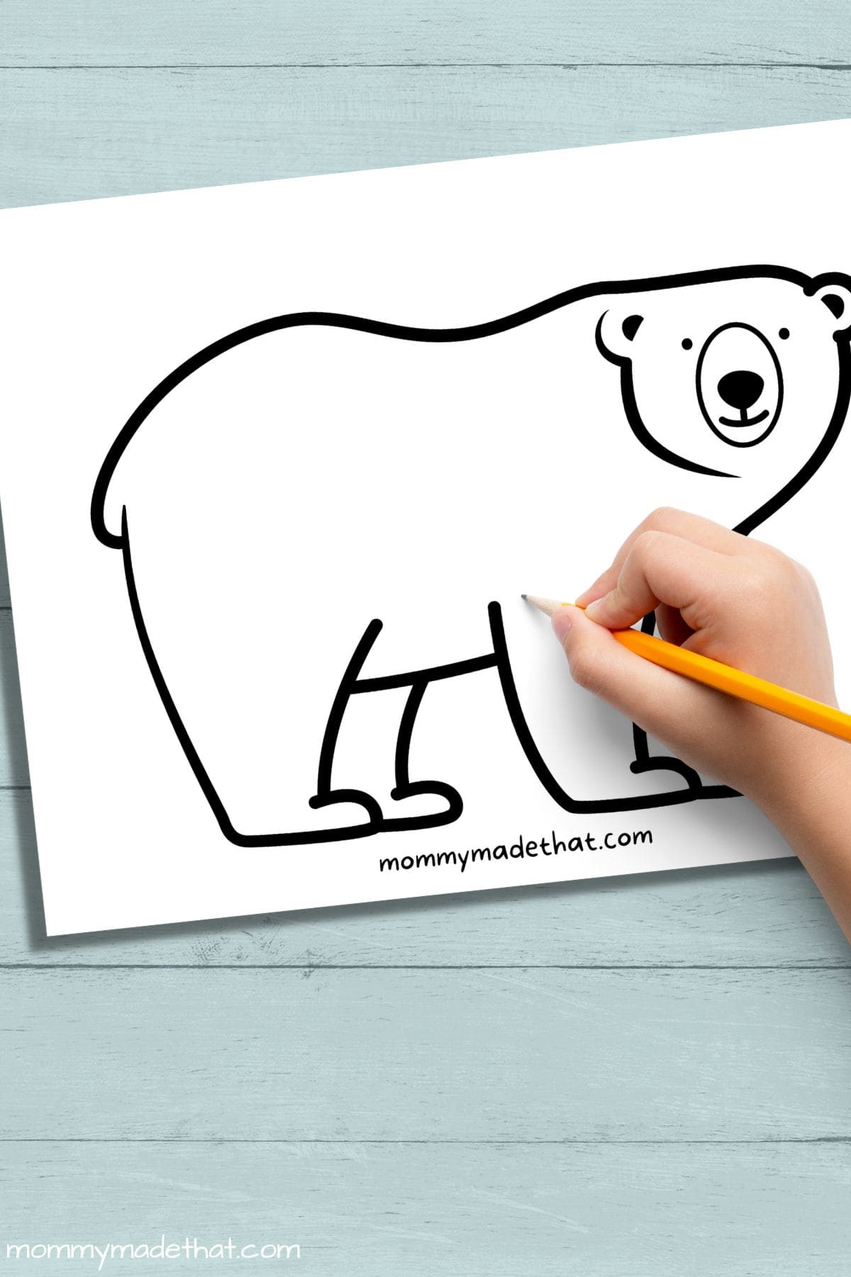 polar bear template