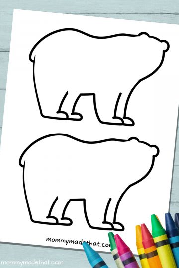 Adorable Polar Bear Templates (Free Printables!)