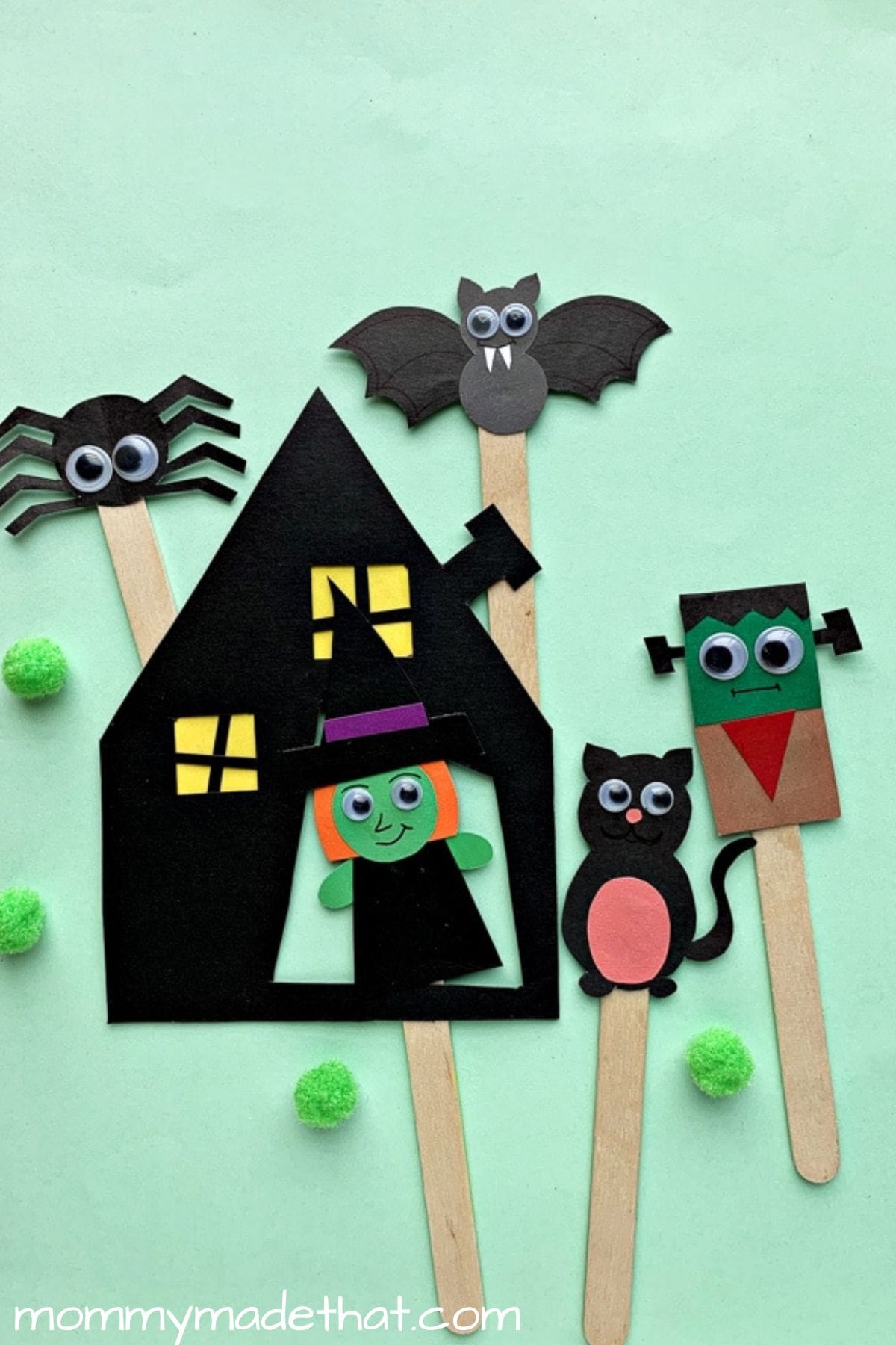 popsicle stick halloween crafts