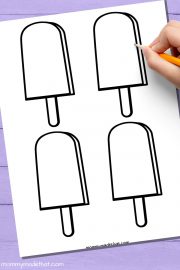 Free Printable Popsicle Templates (So many cute ones!)