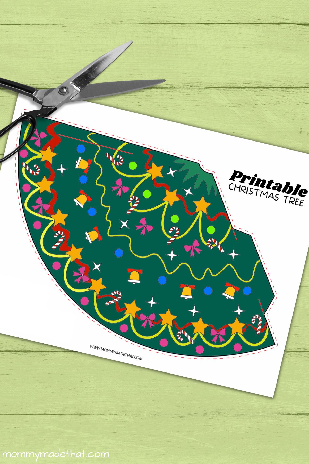 printable Christmas tree