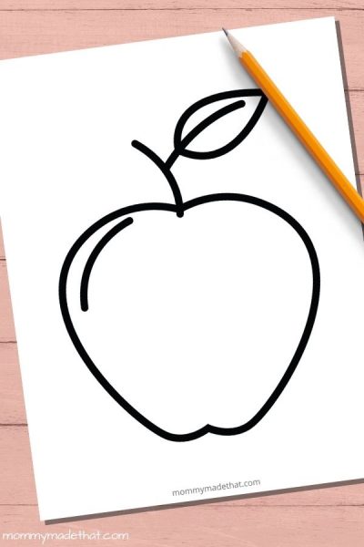 Free Printable Apple Template
