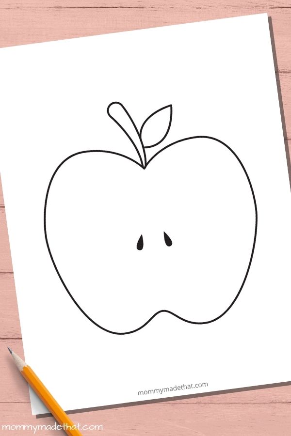 Free Printable Apple Template