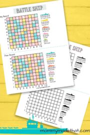 Printable Battleship Game (Free Printable Game Boards)