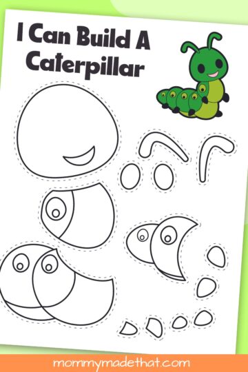 🐛 Printable Caterpillar Craft (With Free Template)