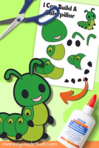 🐛 Printable Caterpillar Craft (With Free Template)