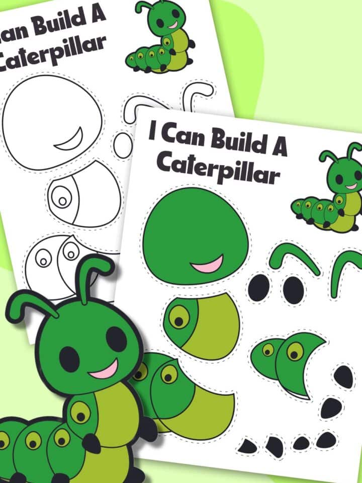printable caterpillar craft