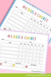 31 Free Printable Chore Charts (Lots of Fun &amp; Cute Charts!)
