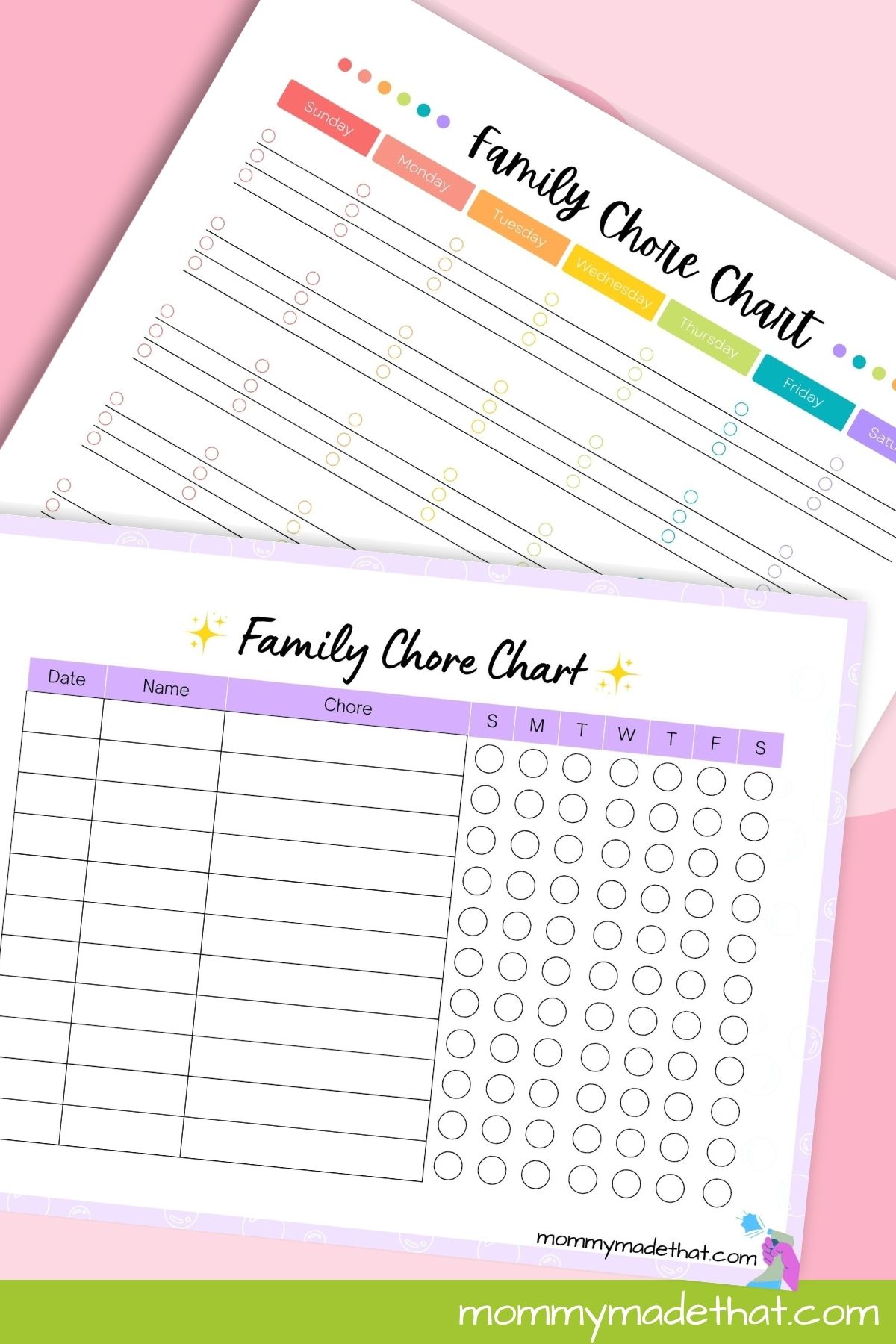 family chore charts