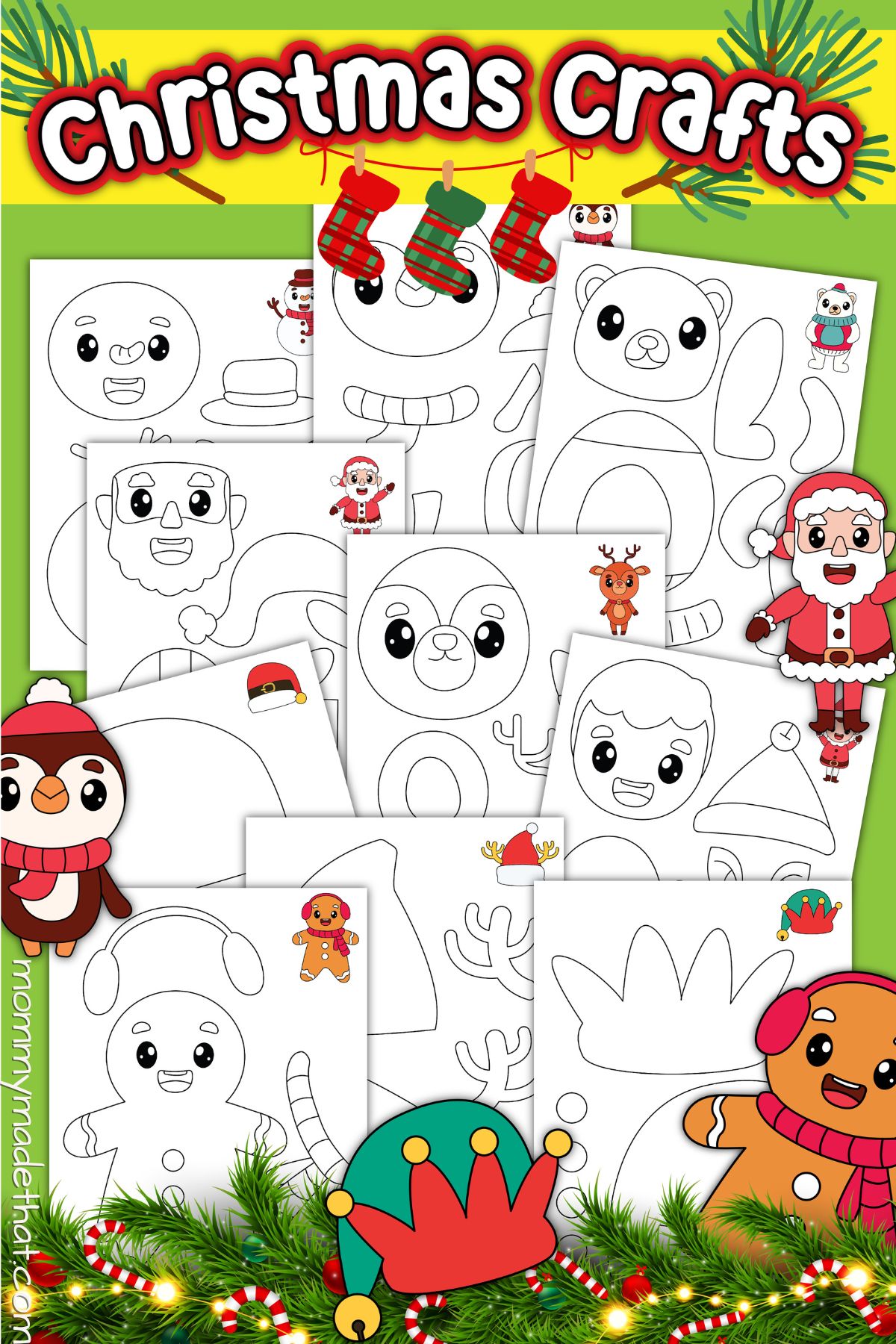 free printable Christmas crafts