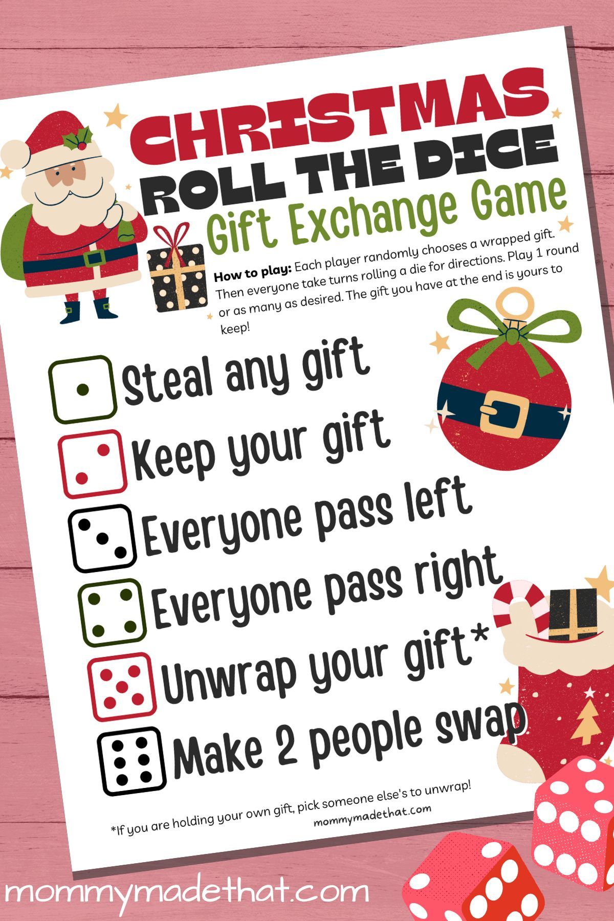 Christmas gift exchange game 