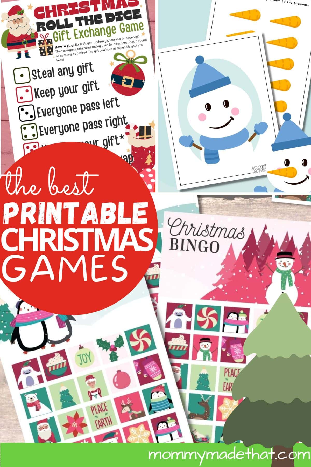 Christmas Gift Exchange Game Christmas Games Printable 