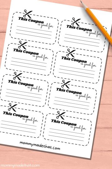 Lots of Blank Coupon Templates (Free Printables!)
