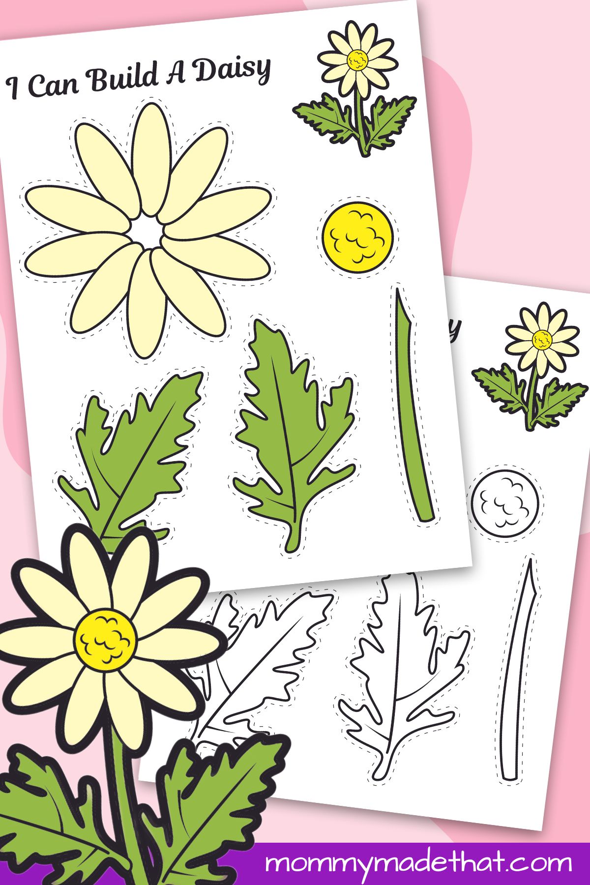 Printable Daisy Craft Template