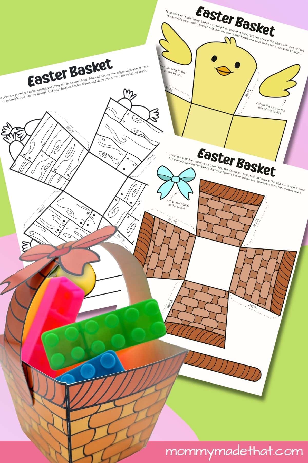 Printable Easter Baskets (Lots of Free Templates)