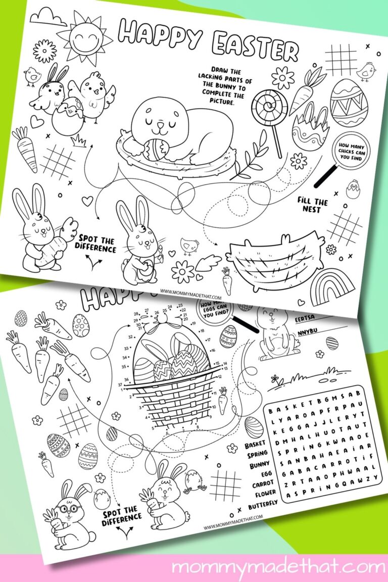Printable Easter Placemats