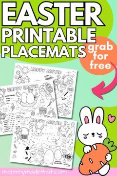 Printable Easter Placemats