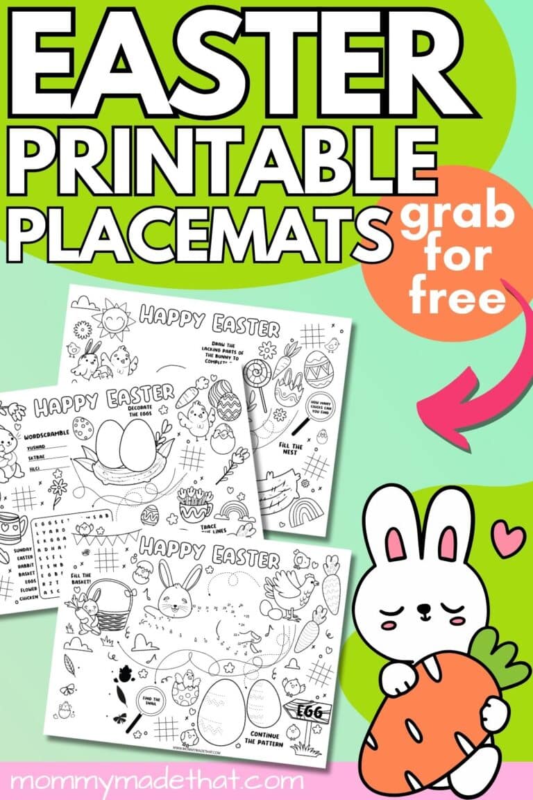 Printable Easter Placemats