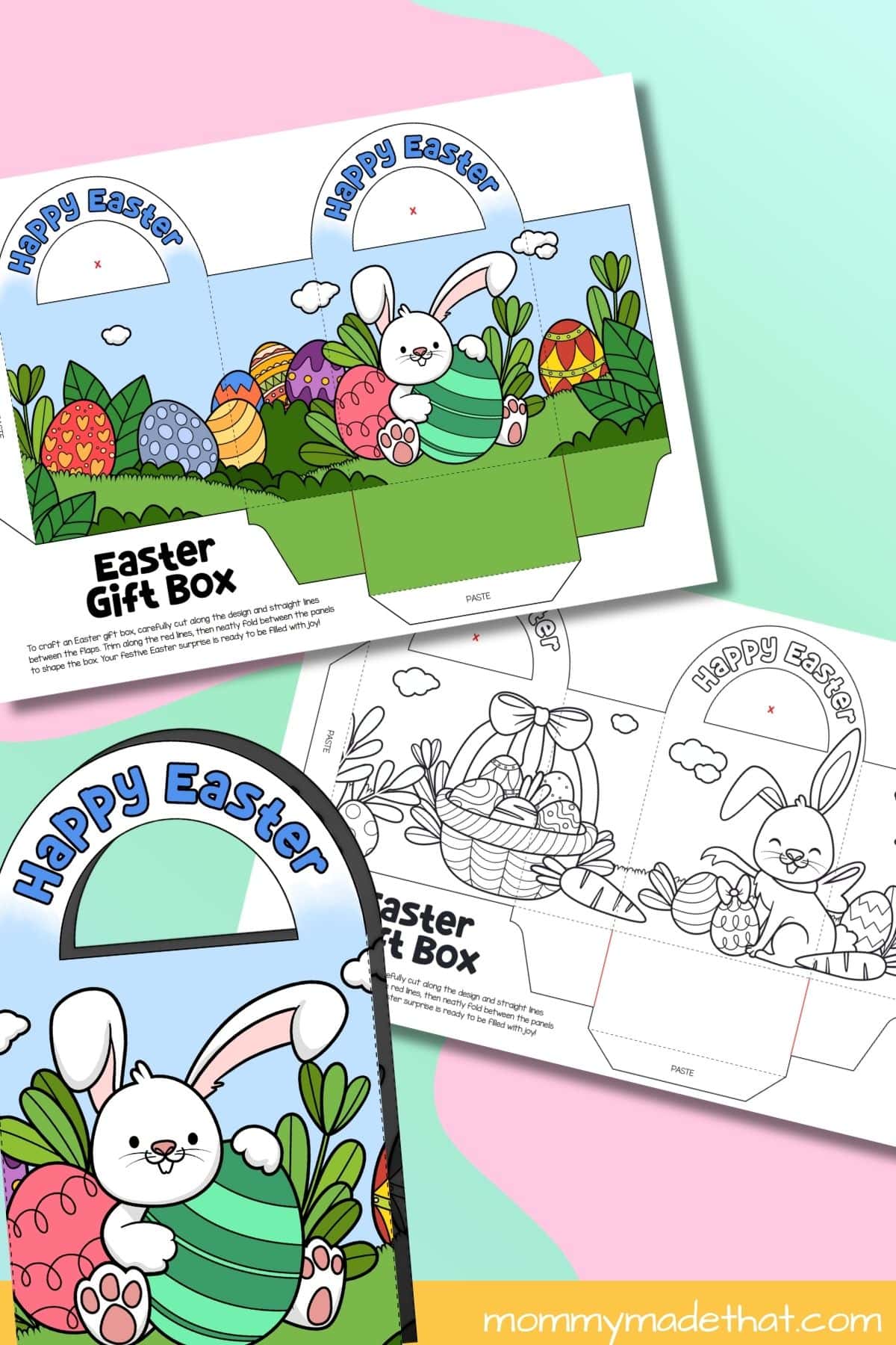 Printable Easter treat bags.