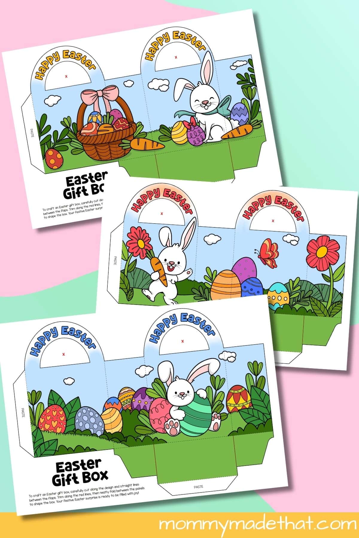 Printable Easter treat bags.