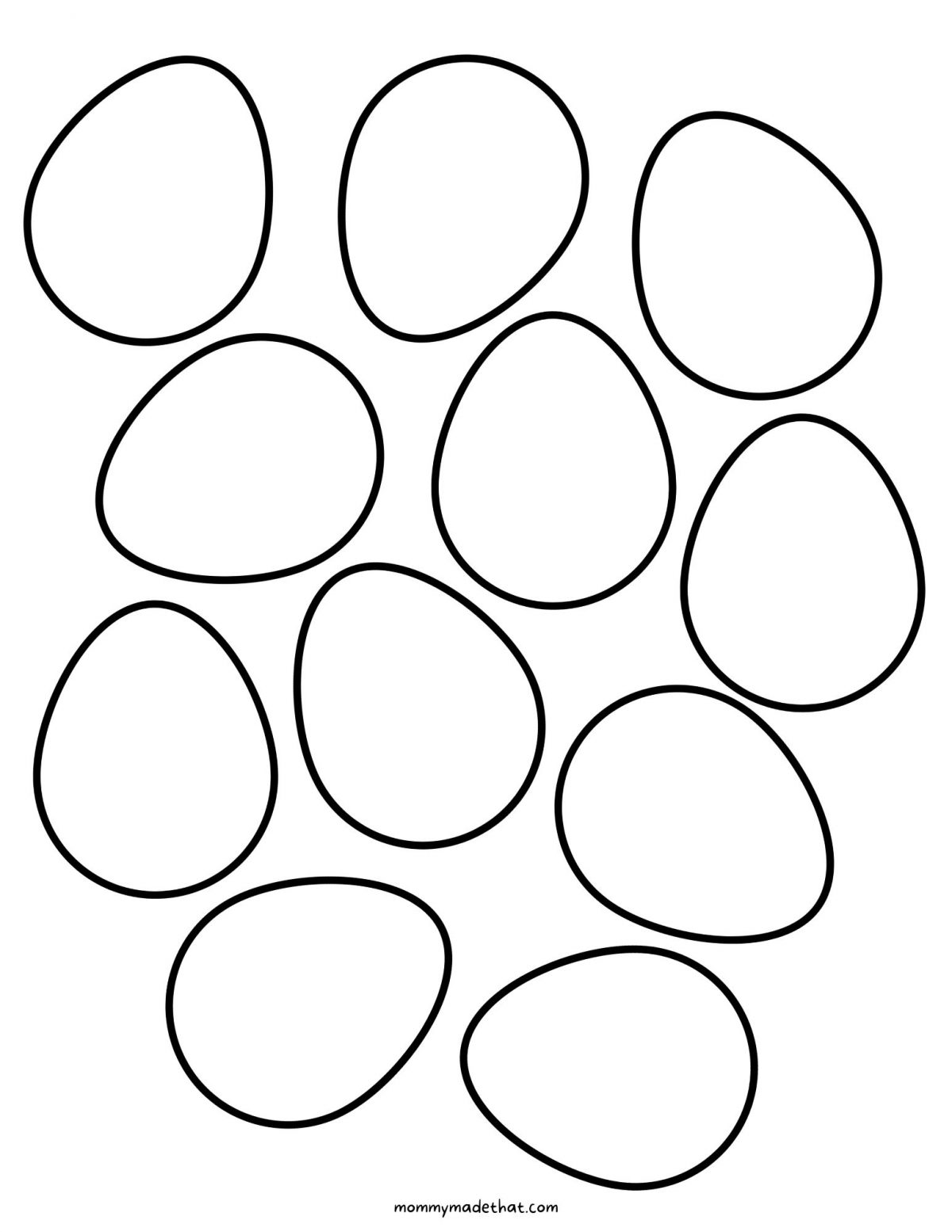 egg templates