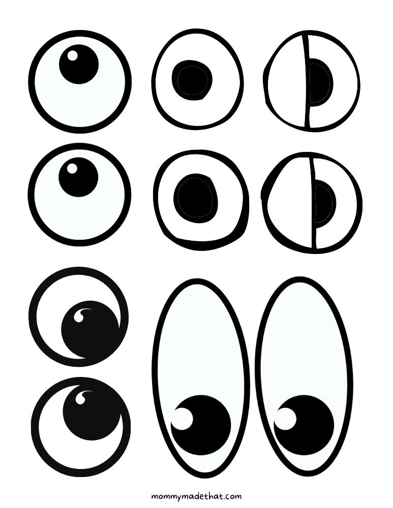 Funny google eyes - Googly Eyes - Sticker