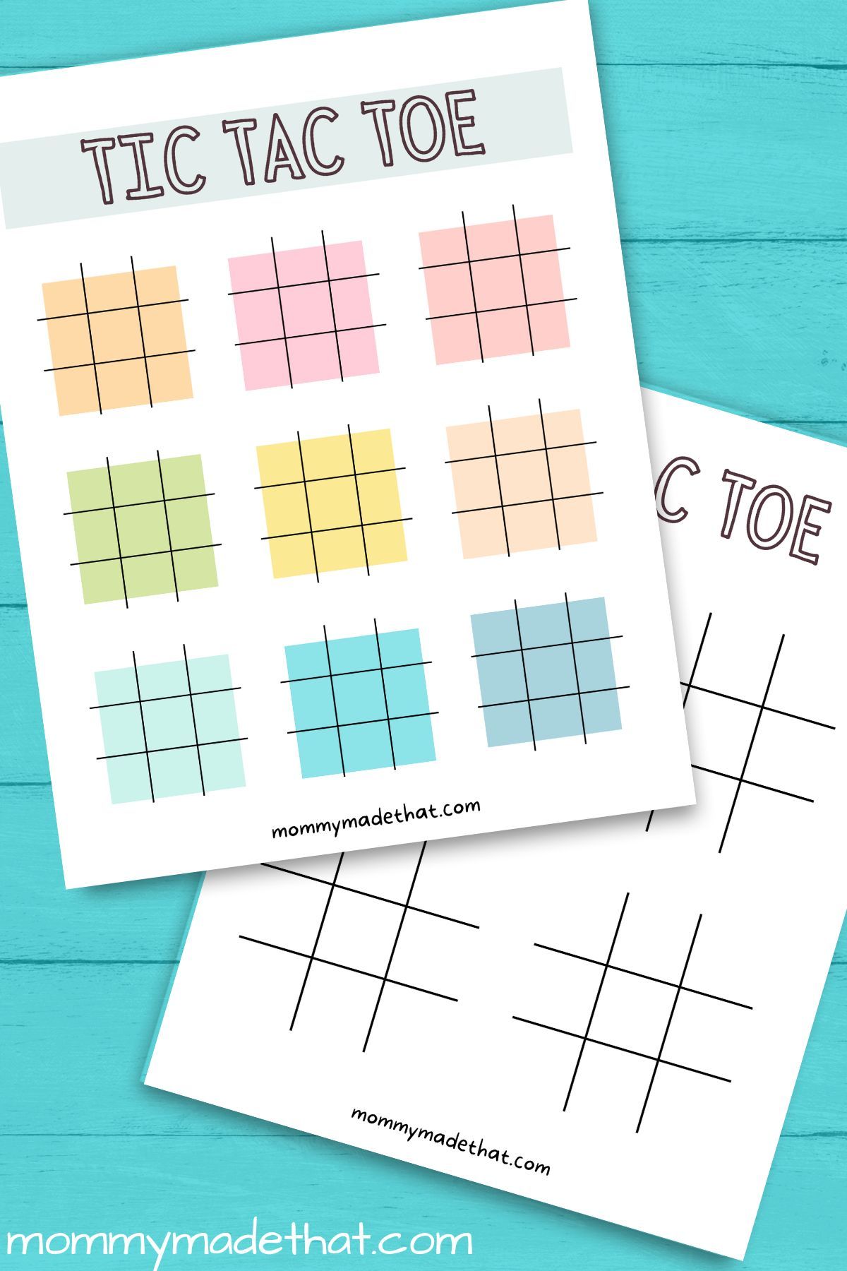 printable tic tac toe game