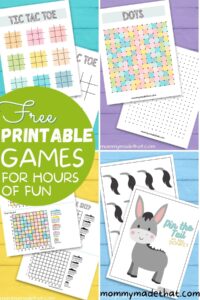 The Best Free Printable Games for Kids and Adults!