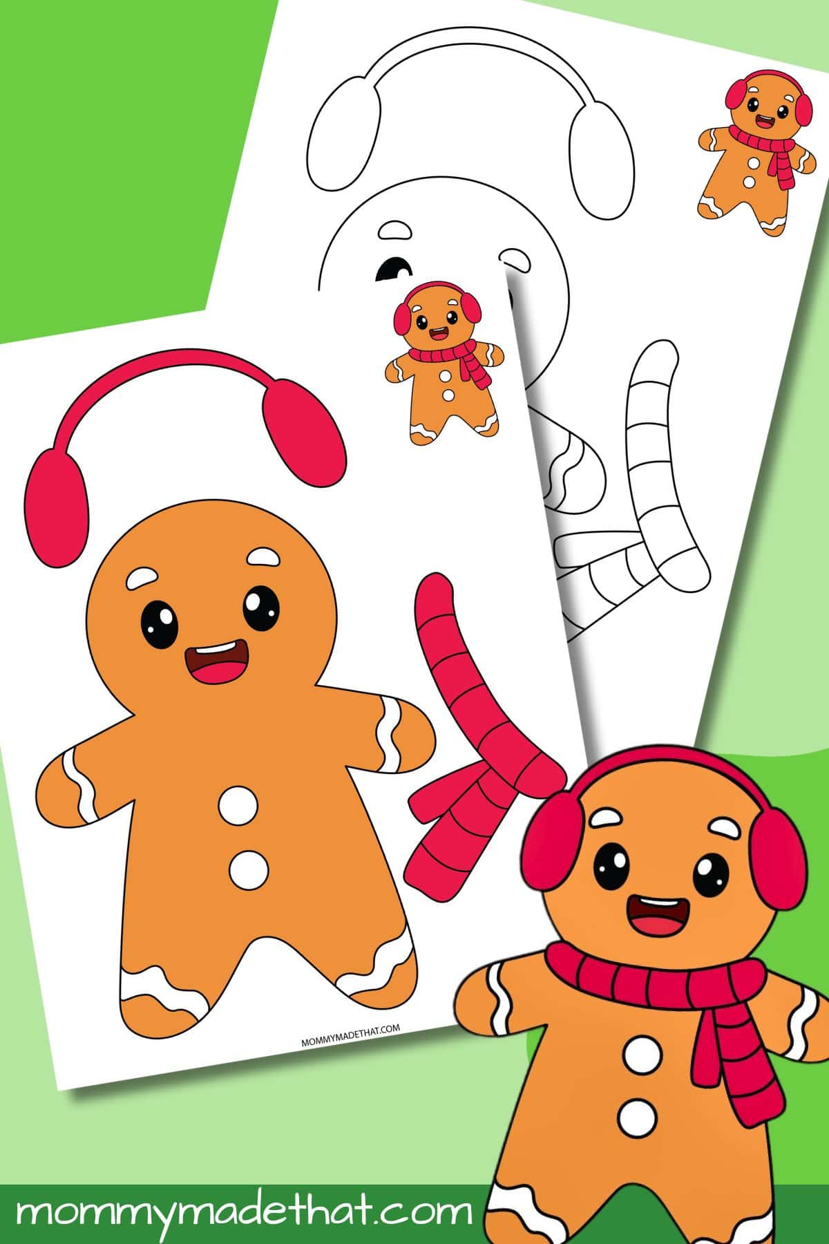 printable gingerbread man craft