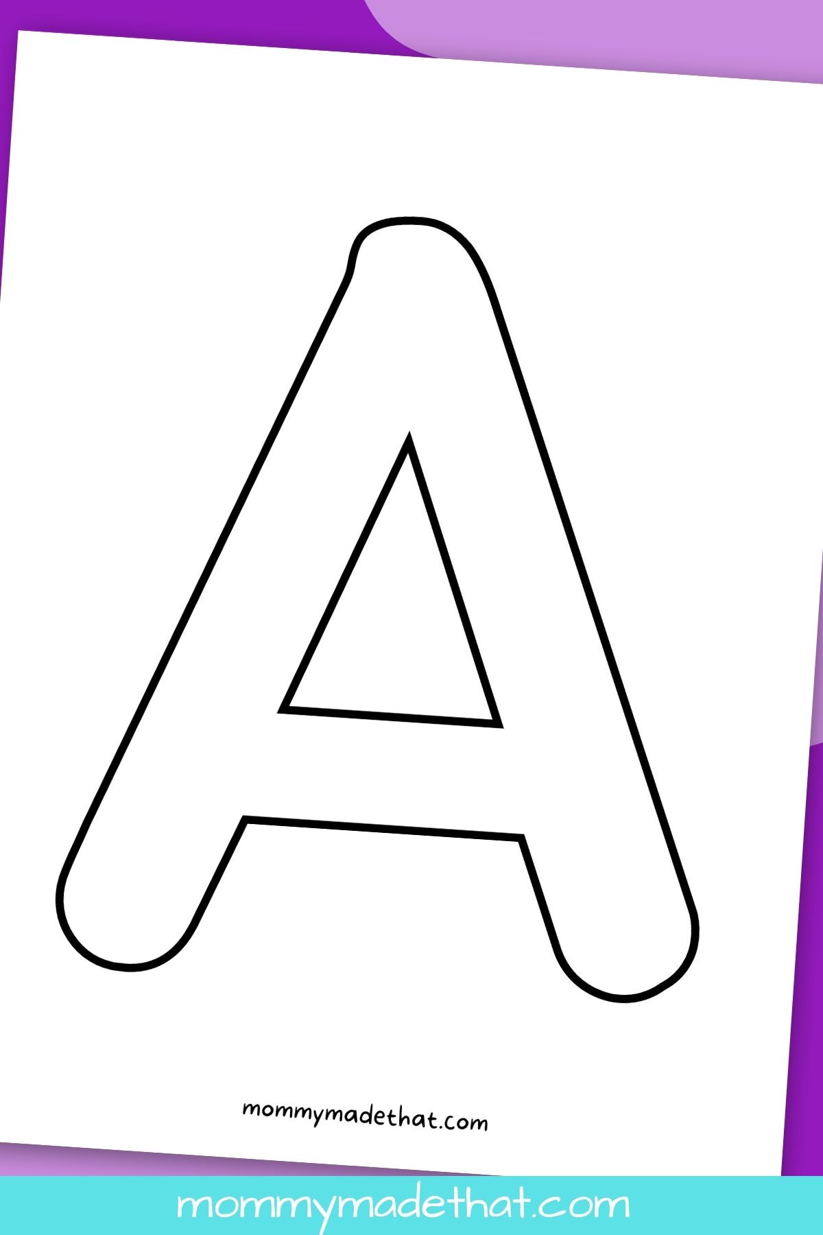 printable letter a upper case