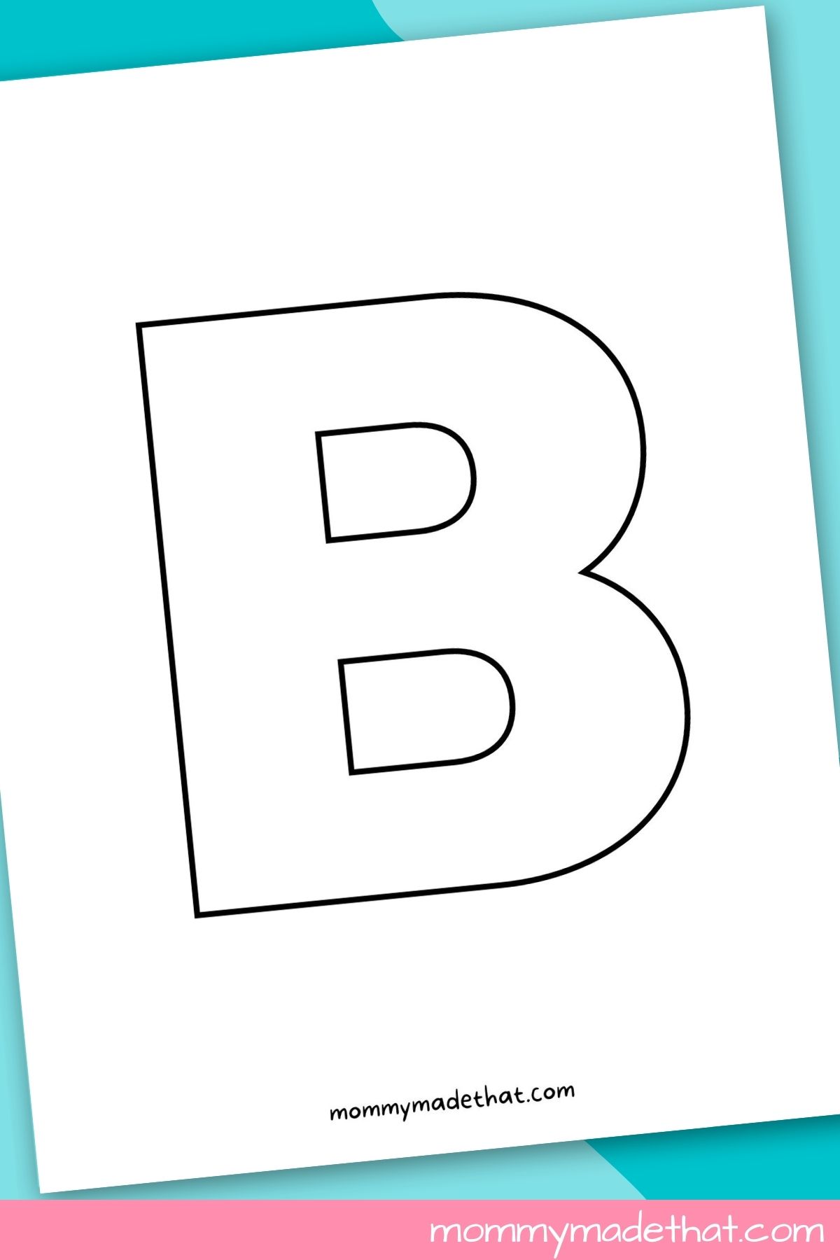 printable letter B uppercase