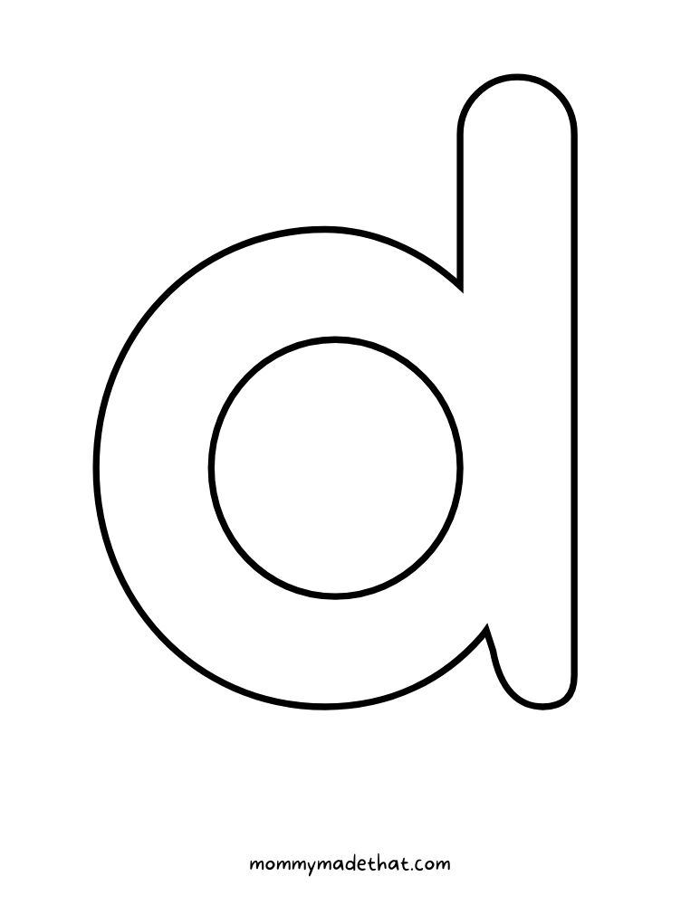 letter d for actvities