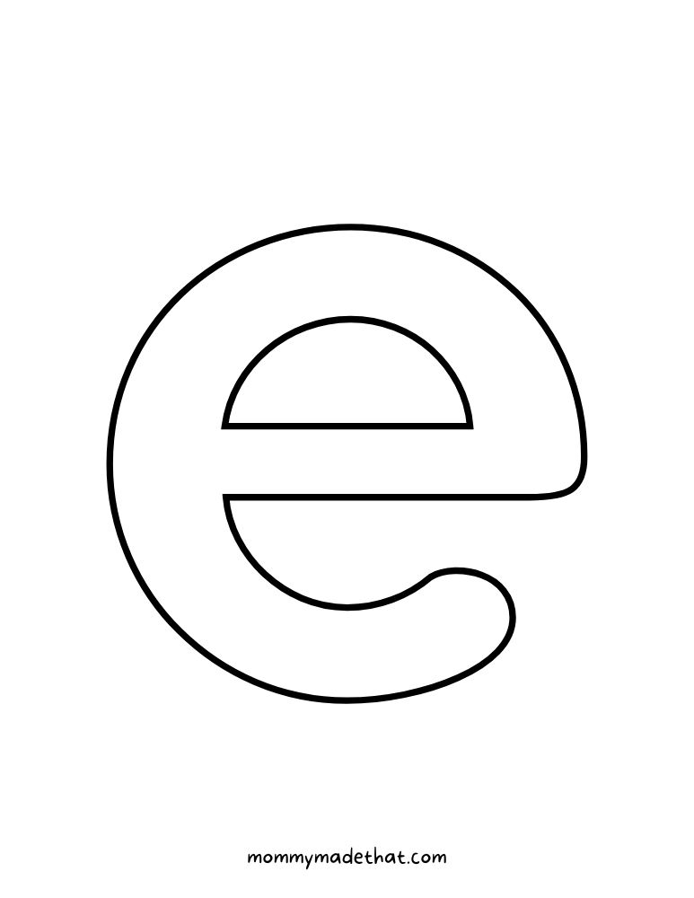 Printable Letter E (Grab the Free Templates!)