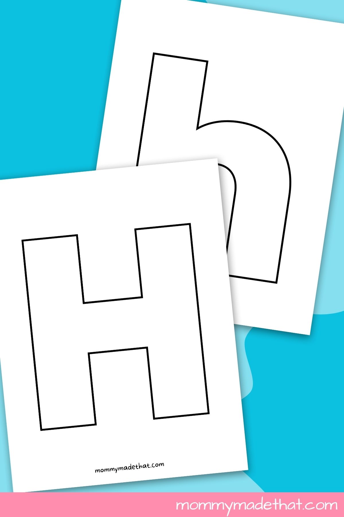 Printable letter H