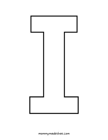 Printable Letter I (Grab the Free Templates!)