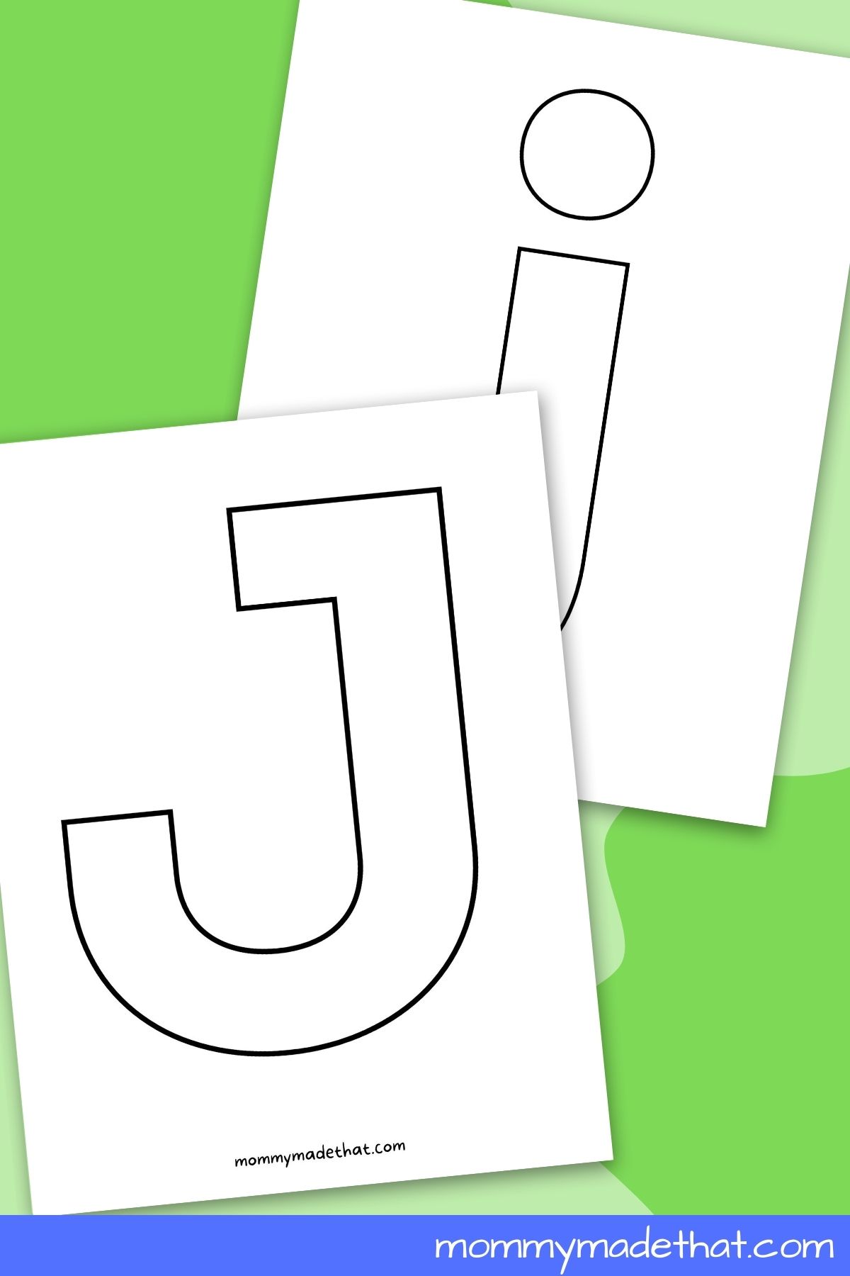 printable letter J